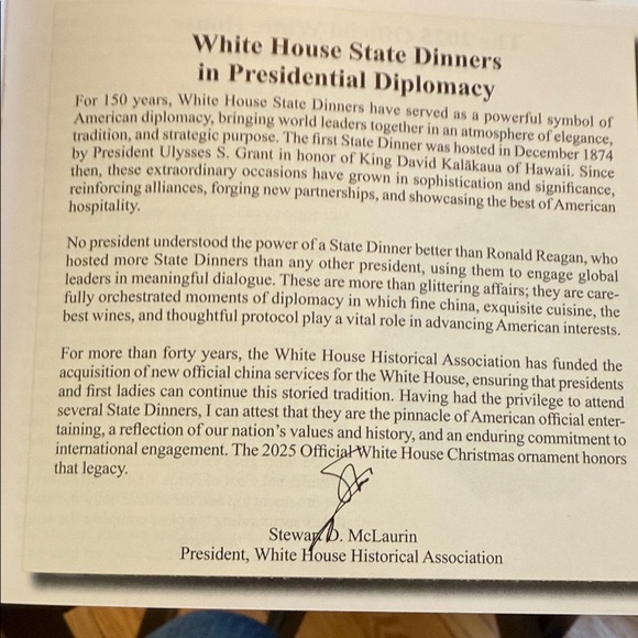 White House Christmas Ornament 2025 - Picture 7 of 10